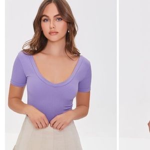 Forever 21 Seamless Waffle Knit Tee